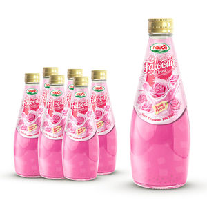 OEM Beverage Rose Falooda Premium 290Ml Glass <b>Bottle</b> Dessert Beverage Beverage Export Supplier - Product Image 1