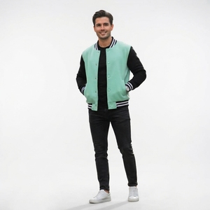 Veste universitaire unisexe de haute qualité, coupe ajustée, imperméable, séchage rapide, tissu en velours côtelé, design tendance pour le basketball et l'université, élégante - Product Image 6