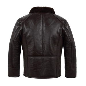 Luxury Men Genuine Leather <b>Jacket</b> Winter Collection New Arrival High Quality Wholesale Price Bomber Style Sleek Outwear - Product Image 5