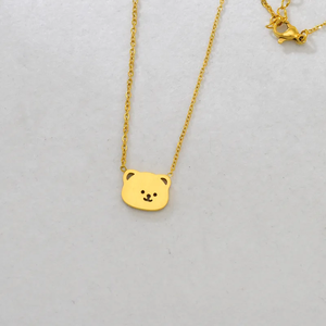 สร้อยคอทรงเรขาคณิตสำหรับผู้หญิง ทำจากสแตนเลส 304 ชุบทองคำแท้ 18K ความหนา 0.03µm-0.05µm พร้อมสายโซ่แบบเคเบิล - Product Image 5