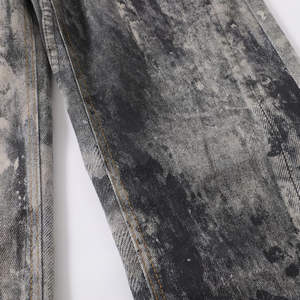 Hip Hop Style Digital Printing Baggy <b>Jeans</b> Vintage Streetwear High-Street Pants Embroidery <b>Wide</b> <b>Leg</b> Spring Trousers Solid - Product Image 6