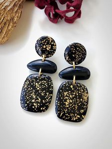 Premium Handmade Resin Drop <b>Earrings</b> with Modern Design, Lightweight Fashion Accessories for Women - Product Image 3