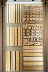 Premium Handcrafted Solid Wood Modern Decorative Wall Trim Moulding for Hotel Living Room Bedroom Office Projects - Product Image 6