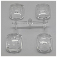 Service de moulage par injection de précision, pièces transparentes optiques en PC, couvercles de lentilles, composants moulés haute clarté