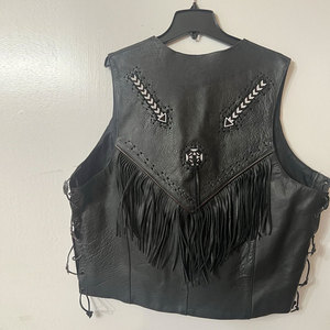 Nouveauté 2026 : Gilet de motard en cuir pour homme, disponible en différentes couleurs, avec taille personnalisable et en cuir de vachette 100% véritable - Product Image 3