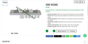 Herramienta Profesional para Doblar Alambre, Plantilla para Hacer Joyas, Herramientas Manuales para Joyeros y Orfebres |   N.° de artículo GS-109A - Product Image 3