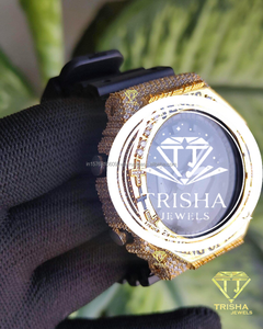 นาฬิกาฮิปฮอปสุดพิเศษ Jesus King ประดับเพชร VVS Moissanite เงินแท้ 925 ดีไซน์โดดเด่น - Product Image 4