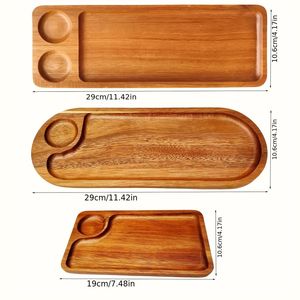 Bamboo Classic Multifunction Dishwasher Safe Food <b>Storage</b> <b>Tray</b> - Product Image 2