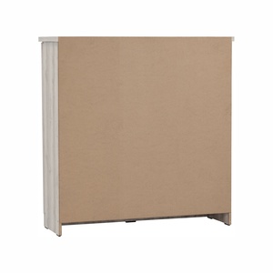 Minimalist Laminated Board Wardrobe <b>Light</b> Oak Finish Clothes Cabinet with Three Storage Doors <b>Pull</b> <b>Handles</b> Low board - Product Image 6