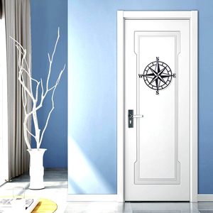 Black Metal Compass Rose Wall Art Nautical Compass <b>Star</b> Cutout <b>Hanging</b> Wall Decor for Home Living Room Bedroom Outdoor Patio - Product Image 4