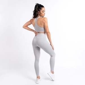 Conjuntos Deportivos de 2 Piezas para Mujer, Diseño a Rayas, Transpirables, Cintura Alta, Levanta Glúteos, para Gimnasio, Fitness, Yoga - Product Image 4