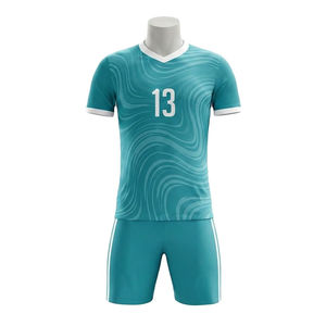 Tenue de football d'équipe avec tissu anti-humidité pour l'entraînement sportif et les matchs de compétition - Product Image 1