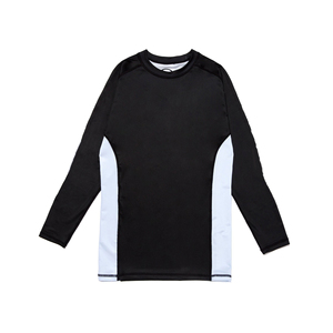 Maillot de compression à manches longues pour garçons, noir et vert, à séchage rapide, pour l'entraînement aux arts martiaux mixtes - Product Image 2