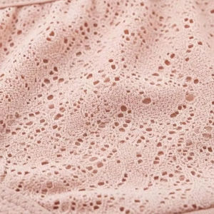 Bikini en dentelle crochetée pour femme, 100% fibre de bambou, antibactérien, taille haute, motif léopard, doux, confortable, respirant, sexy - Product Image 4