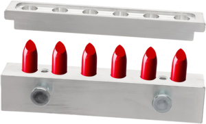 Service de fabrication OEM ODM Usine Moulage par injection plastique de moules à lèvres à pointe large en forme de goutte d'eau pour accessoires de rouge à lèvres - Product Image 4