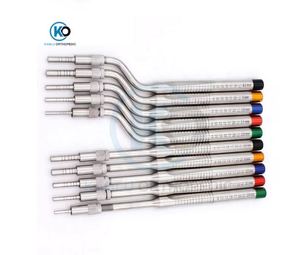 Kit de 10 instruments manuels pour implants dentaires : Osteotomes, Élévateurs de sinus mandibulaires à pointes concaves, Dispositifs de rehaussement de sinus - Product Image 5