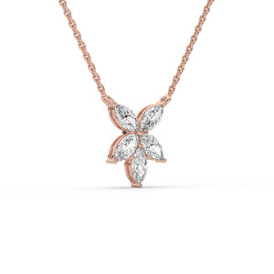 Exclusivo Colgante de Diamante Cultivado en Laboratorio de Corte Brillante Redondo de 1.5 Quilates, Certificado por IGI, de Lujo, Chapado en Oro sobre Plata 925 para Mujer - Product Image 5