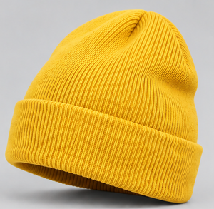 Premium Custom Beanie <b>Hats</b> Knitted <b>Winter</b> Caps For Men <b>Women</b> Kids Plain Cuffed Ribbed Toques Personalized Embroidery Logo Warm - Product Image 1