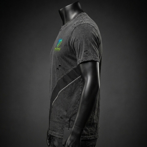 Men Lightweight Distressed <b>T</b> <b>Shirt</b> Breathable Cotton Blend Fabric Washed Finish Soft Texture Comfortable Fit Summer Streetwear - Product Image 3