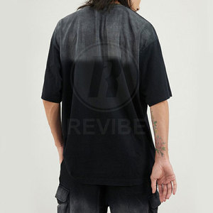 T-shirt délavé au soleil, qualité supérieure, nouveau design, 100% coton respirant, tissu toile, personnalisable pour homme, fabriqué au Pakistan - Product Image 2