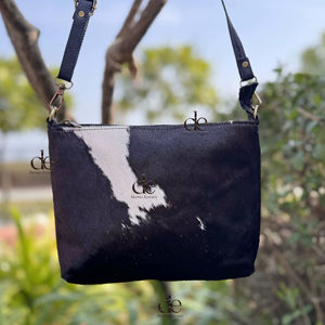 Sac à bandoulière en cuir de fourrure de vachette de conception de luxe Offre Spéciale sac à main élégant cheveux sur la fourrure de peau beau sac multi-usages de bohème de concepteur - Product Image 1