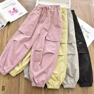 Tights Fashionable Cargo Joggers Elastic Ankle Pants Casual <b>Trousers</b> <b>Light</b> Breathable Summer Trendy Outfit - Product Image 2