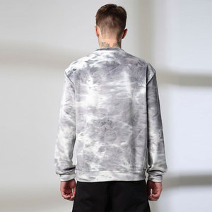 Sweat-shirt homme 100% coton, col rond, coupe ample, doux, épais et surdimensionné - Product Image 2
