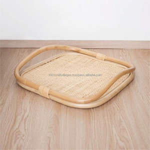 Bandeja de Servir de Ratán Hecha a Mano al por Mayor, Ligera, Ecológica, Duradera, Sostenible, Decorativa, de Grado Comercial, de Vietnam - Product Image 4
