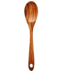 Cuillère en bois naturel de qualité supérieure pour la cuisine, ustensiles de cuisine écologiques, durables, design artisanal - Product Image 1
