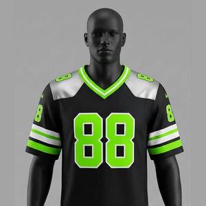 Maillots de football américain personnalisés de haute qualité, respirants, avec logo personnalisé, 100 % polyester, sublimation personnalisée - Product Image 1