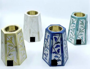 Quemador de Incienso de Resina de Nácar de Alta Calidad con Incrustaciones de Hueso, Hecho a Mano, con Diseño Floral, Soporte de Incienso de Lujo para Decoración del Hogar, Exportación Mundial de Artesanía - Product Image 2