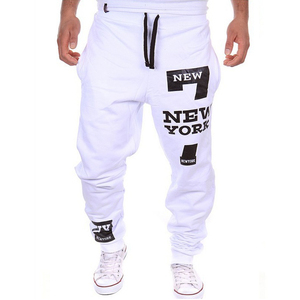 Ensemble sweat à capuche et pantalon de survêtement blanc pour homme, style New York, manches longues, cordon de serrage, streetwear décontracté, 100% coton respirant, coupe ample 2 - Product Image 4