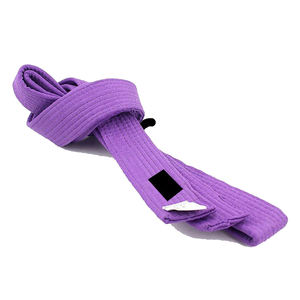 Cinturón de Artes Marciales para Jiu Jitsu, Karate, Judo, Taekwondo, Cinturones Hechos a Medida para Todo Tipo de Artes Marciales, 100% Algodón Suave - Product Image 1