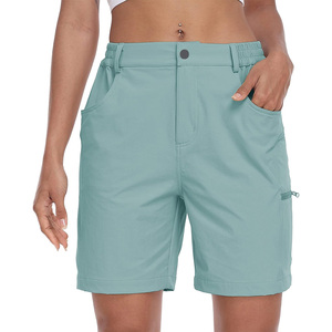 Shorts de golf personnalisés pour femmes, respirants, 100% coton, légers, athlétiques, fabrication OEM, exportateur pakistanais. - Product Image 5