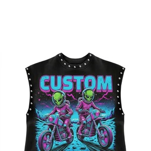 Custom Rhinestone Graphic Printed <b>Tank</b> <b>Top</b> 100% Cotton Jersey Soft Fabric <b>Vintage</b> Sleeveless T Shirt Unisex Streetwear OEM Whole - Product Image 4