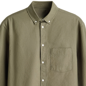 Chemise Oxford pour homme, coupe classique, manches longues, coton, boutonnée, décontractée, pour le bureau, confortable, style classique - Product Image 6