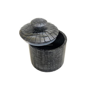 Alimentos secos de resina, tapa superior de tornillo transparente, tarro acrílico ligero para almacenar aperitivos y alimentos secos - Product Image 3