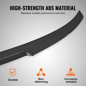 Alerón Trasero GT de 48.4 Pulgadas Compatible con BMW F30 2012-2018, Material ABS de Alta Resistencia con Pintura de Alta Calidad - Product Image 3