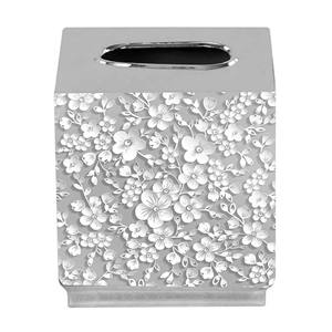 Mesas y encimeras de cocina, decoración de mesa de comedor con textura Floral, cubierta de caja de pañuelos de metal, soporte decorativo para servilletas para el hogar - Product Image 6