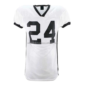 Uniforme de football américain personnalisé au style unique avec design imprimé respirant, manches courtes, nom d'équipe personnalisé pour adultes unisexes - Product Image 2