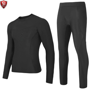 Ensemble Rash Guard Respirant et Écologique à Compression, Manches Longues, Imprimé, Combinaison MMA, Tenue d'Entraînement de Grappling pour la Gym - Product Image 6