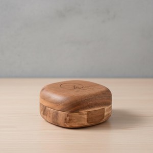 Custom Logo Natural Walnut <b>Wood</b> Jewelry Ring <b>Box</b> Packaging <b>Small</b> Wedding Jewelry Gift Storage Wholesale - Product Image 3
