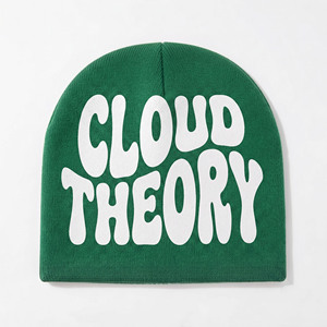 <b>Men</b> And Women Beanie <b>Hat</b> Unisex Adult Casual <b>Winter</b> Warm Cap 100% Acrylic Heat Transfer Printing Letter Pattern <b>Winter</b> <b>Hat</b> - Product Image 6