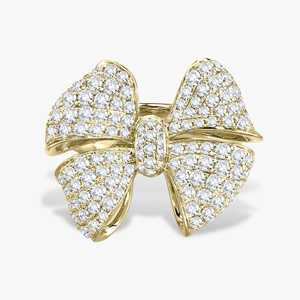Anillo de cóctel personalizado con diamante cultivado en laboratorio, oro macizo de 14K y 18K, anillo llamativo con pavé, venta al por mayor, precio de fábrica B2B, fabricación - Product Image 1