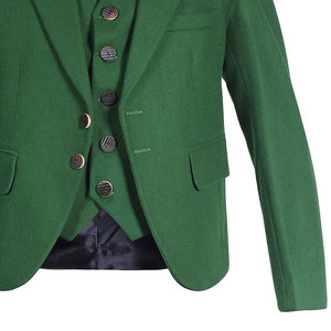 High-Quality Men's <b>Light</b> Green Wool Kilt <b>Jacket</b> With Waistcoat Vintage Argyle <b>Jacket</b> Scottish Traditional Wear - Product Image 4