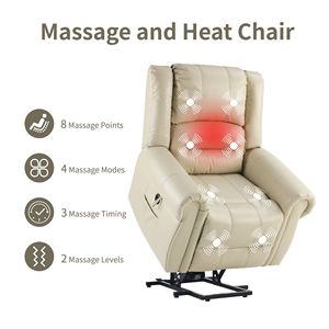 Sofá Cama de Terciopelo con Reposapiés y Portavasos, Sillón Reclinable para Sala de Estar, Patas Metálicas Extraíbles, Categoría de Producto: Sillón de Masaje - Product Image 5