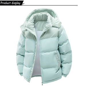 Chaqueta de burbujas ligera para hombre, abrigo acolchado portátil de invierno, forro suave, diseño plegable, ideal para viajes, chaqueta deportiva cálida - Product Image 6