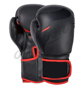 Premium Boxing Gloves Wholesale Custom Logo PU Leather Kickboxing MMA Training Gloves High Quality Boxing Gloves - Product Image 2