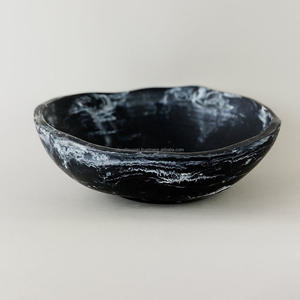 Bol de service à salade en bois de manguier fait à la main en résine époxy de qualité supérieure Design moderne et fêtes de mariage d'Inde - Product Image 4