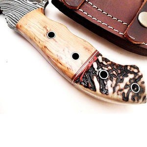 Cuchillos de Supervivencia Damascus Tracker, de Acero Inoxidable, Hechos a Mano, para Camping y Caza - Product Image 4